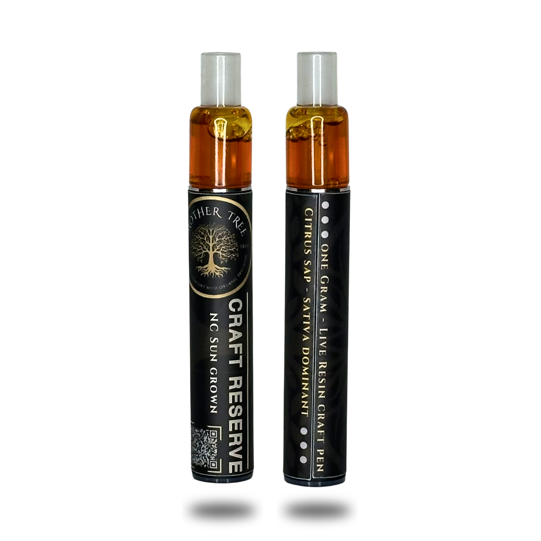 Mother Tree NC | Craft Reserve | Live Resin Disposable Vape Pen | 1 gram / Sativa / Citrus Sap